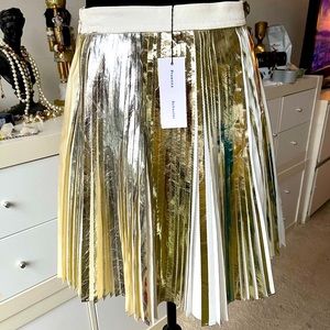Proenza Schouler Foil Print Skirt